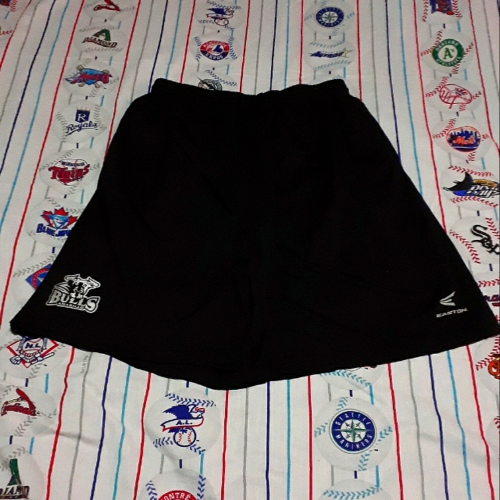 Y2K Amarillo Bulls Team Issued Easton Vintage Jersey Gym Shorts Game Worn Hockey